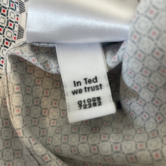 Ted Baker London Mens Short Sleeved Button Down Shirt Size 6 - Picture 11 of 11